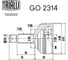 ШРУС наружный для автомобилей Civic TRIALLI GO 2314 3