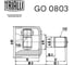 ШРУС внутренний левый для автомобилей Kia Sportage /Hyundai Tucson 2.0i/2.0CRDi MT TRIALLI GO 0803 2