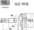 ШРУС наружный для автомобилей Corolla E110 1.6i TRIALLI GO 1918 3