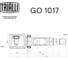 ШРУС внутренний правый для автомобилей Turneo Connect TRIALLI GO 1017 2