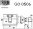 ШРУС внутренний правый для автомобилей Chevrolet Cruze 1.8i MT TRIALLI GO 0506 3