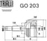 ШРУС наружный для автомобилей Lanos 1.5i ABS TRIALLI GO 203 3