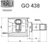 ШРУС внутренний для автомобилей Лада 1111 Ока TRIALLI GO 438 2