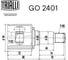 ШРУС внутренний правый для автомобилей Grand Vitara II TRIALLI GO 2401 3