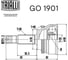 ШРУС наружный для автомобилей Toyota Avensis T220 2.0i/2.0D ABS TRIALLI GO 1901 2