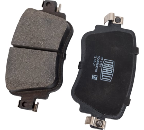 Колодки тормозные дисковые задние для автомобилей Skoda Octavia A7 / VW Caddy / Audi A1 TRIALLI PF 4124