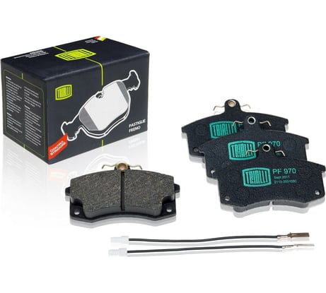 Колодки тормозные дисковые передние для автомобилей Лада 2110 TRIALLI PF 970