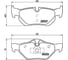 Колодки тормозные для автомобилей BMW 1 / 3 / X1 дисковые задние TRIALLI PF 4014 1
