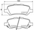 Колодки тормозные дисковые задние для автомобилей Toyota Venza TRIALLI PF 4118 1