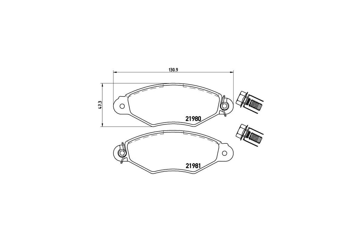 Колодки тормозные для автомобилей Peugeot 206 / 306 дисковые передние  TRIALLI PF 4317 - выгодная цена, отзывы, характеристики, фото - купить в  Москве и РФ