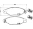Колодки тормозные для автомобилей Peugeot 206 / 306 дисковые передние TRIALLI PF 4317 5