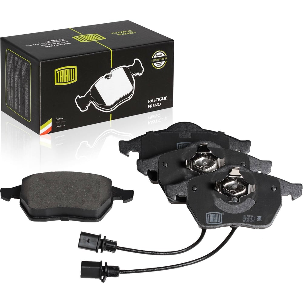 Колодки тормозные для автомобилей Audi A6 дисковые передние TRIALLI PF ...