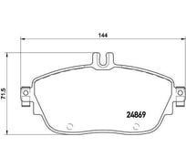 Колодки тормозные для автомобилей Mercedes GLA дисковые передние TRIALLI PF 4285