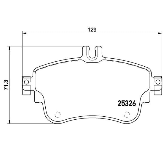 Колодки тормозные для автомобилей Mercedes A /B дисковые передние TRIALLI PF 4146