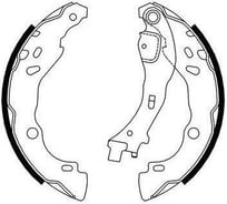 Колодки тормозные для автомобилей Peugeot 1007 / Citroen C2 / C3 барабанные 203x37 TRIALLI GF 4576