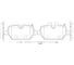 Колодки тормозные для автомобилей BMW 1 / 3 / Mini Countryman дисковые задние TRIALLI PF 4136 2