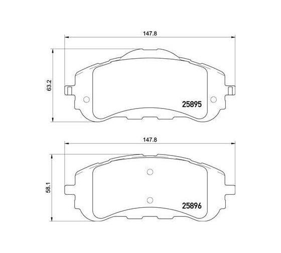 Колодки тормозные для автомобилей Peugeot 308 II дисковые передние TRIALLI PF 4318