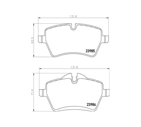 Колодки тормозные для автомобилей Mini Cooper S/D/SD / Countryman дисковые передние TRIALLI PF 4388