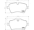 Колодки тормозные для автомобилей Mini Cooper S/D/SD / Countryman дисковые передние TRIALLI PF 4388 2