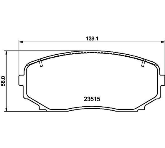 Колодки тормозные дисковые передние для автомобилей Mazda CX-7 /CX-9 TRIALLI PF 4260