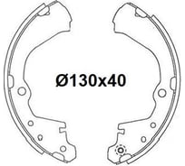 Колодки тормозные для автомобилей Nissan Serena / Prarie / Liberty барабанные TRIALLI GF 4568