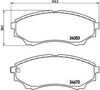 Колодки тормозные дисковые передние для автомобилей Mazda BT-50 / Ford Ranger TRIALLI PF 4212