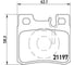 Колодки тормозные для автомобилей Mercedes E дисковые задние 62x58 TRIALLI PF 1512 4