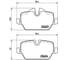 Колодки тормозные для автомобилей BMW 1 / 3 / Mini Countryman дисковые задние TRIALLI PF 4010 2