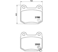 Колодки тормозные дисковые задние для автомобилей Mitsubishi Lancer Evo / Subaru Impreza WRX STi TRIALLI PF 4099