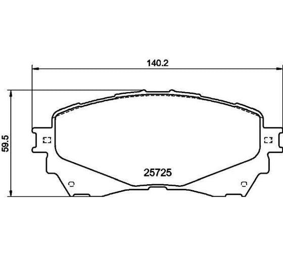 Колодки тормозные дисковые передние для а/м Mazda 6 TRIALLI PF 4265