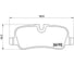Колодки тормозные дисковые задние для автомобилей Land Rover Discovery 3 TRIALLI PF 4047 1