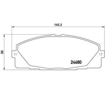 Колодки тормозные для автомобилей Toyota Hiace H200 дисковые передние TRIALLI PF 4358