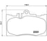 Колодки тормозные дисковые передние для автомобилей Lexus LS430 TRIALLI PF 4356 1