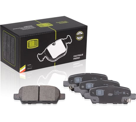 Колодки тормозные дисковые задние для автомобилей Nissan Qashqai /X-trail TRIALLI PF 1404