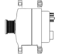Генератор для автомобилей Renault Arkana /Duster II 1.3TCe/1.6i 150А StartVOLT LG 0935