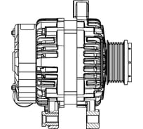 Генератор для автомобилей Great Wall Hover H6 1.5T 105A StartVOLT LG 3001