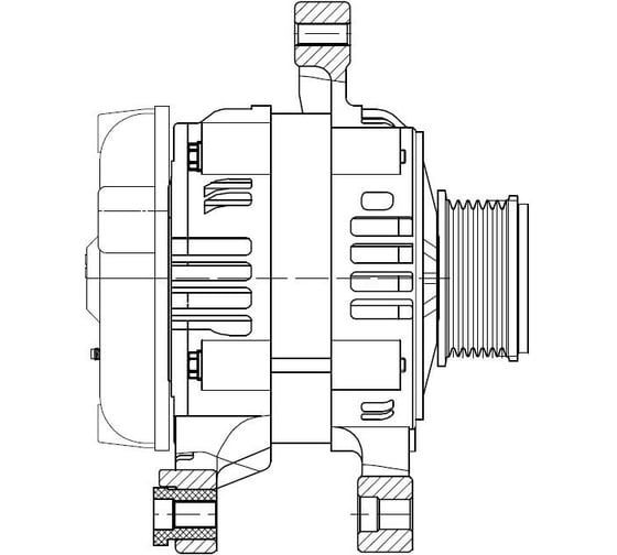 Генератор для автомобилей Toyota Rav 4 /Lexus NX 2.0i 130A StartVOLT LG 1941 1
