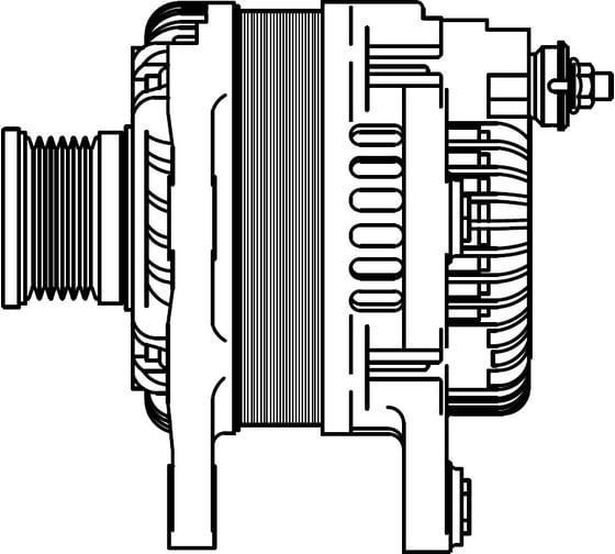 Генератор для автомобилей Nissan Juke F15 1.6 DIG-T 110A StartVOLT LG 1420