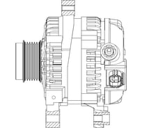 Генератор для автомобилей Toyota Rav 4 A30 /Avensis T270 2.0i 100A StartVOLT LG 1944