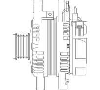 Генератор для автомобилей Toyota Camry V40 /Highlander /Lexus RX 3.5i 100A StartVOLT LG 1935