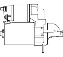 Стартер для автомобилей Opel Astra H /Corsa D 1.4i 1,1кВт StartVOLT LSt 0503