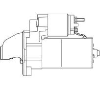 Стартер для автомобилей Fiat Ducato 2.3JTD 1,7кВт StartVOLT LSt 1622