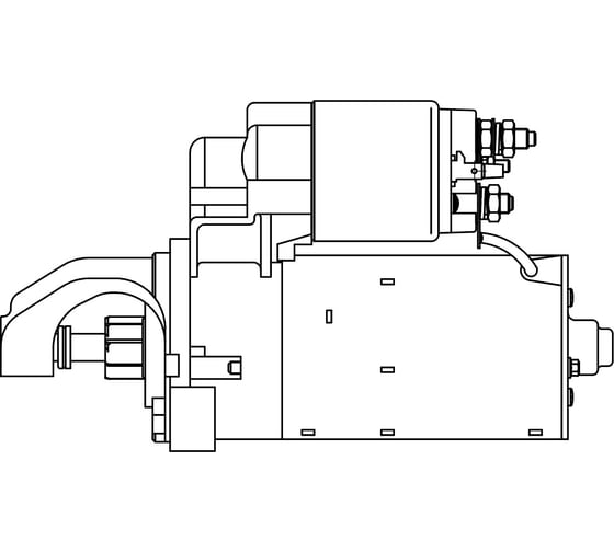 Стартер для автомобилей VAG A6 2.6i 1,4кВт StartVOLT LSt 1859 1