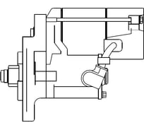 Стартер для автомобилей Toyota Land Cruiser Prado J120 4.0i 2кВт StartVOLT LSt 1916