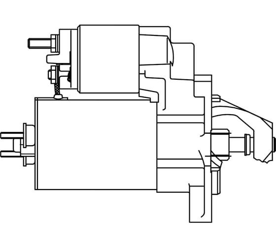 Стартер для автомобилей VAG 80 /100 1.8i/2.0i 1,1кВт StartVOLT LSt 1811 23453919