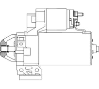 Стартер для автомобилей BMW 5 F10 /X3 F25 2.0D 2,2кВт StartVOLT LSt 2607