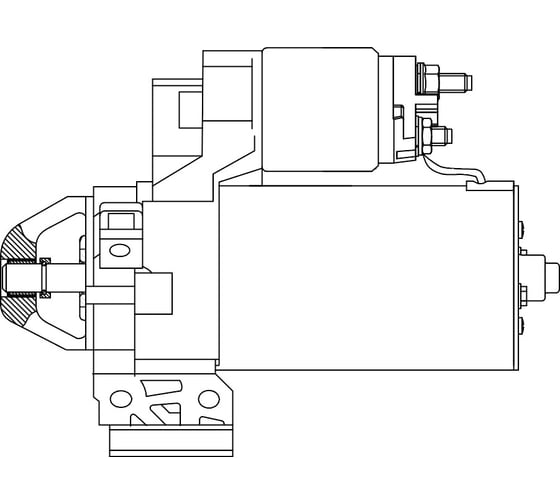 Стартер для автомобилей BMW 5 F10 /X3 F25 2.0D 2,2кВт StartVOLT LSt 2607 1