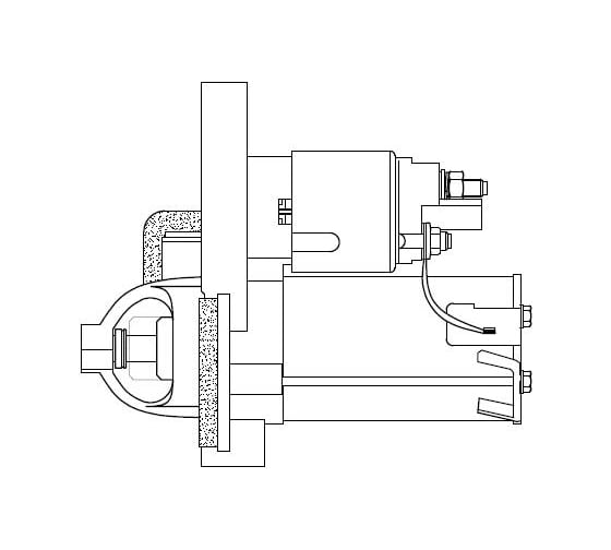 Стартер для автомобилей Renault Arkana /Duster II 1.3TCe 1,2кВт StartVOLT LSt 0908 1