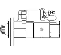 Стартер для автомобилей КАМАЗ с дв. 740.50-360/51-320 ЕВРО-2/3 24В 8,5кВт StartVOLT LSt 0706