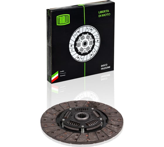 Диск сцепления ведомый для автомобилей Hyundai HD45/65/72/78 3.9D TRIALLI FD 0819 1